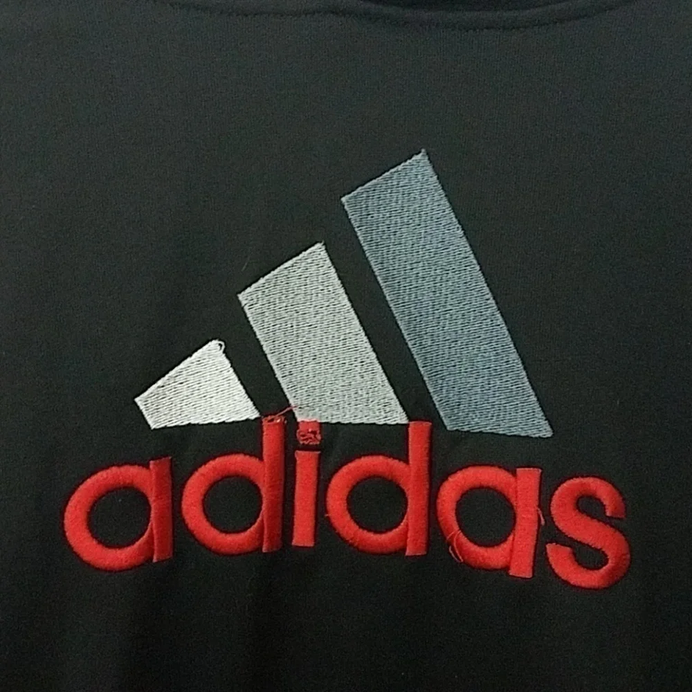 𝅺adidas large boys pullover hoodie logo 13-14Y